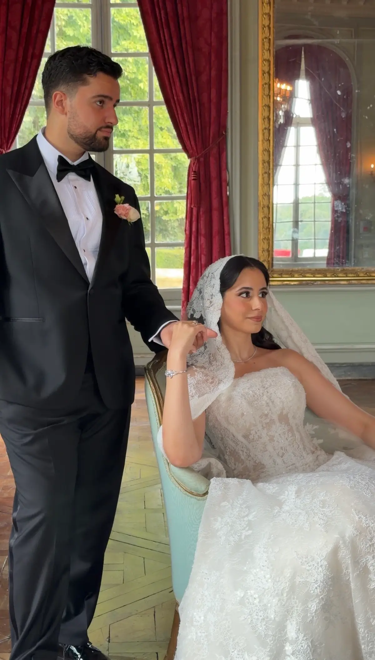 Newlyweds together